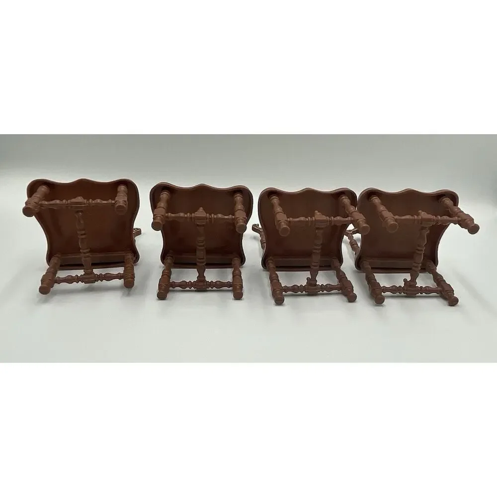 Migliorati Galba Italian Serie Principessa Dining Table & 4 Chairs 1:6‎ Scale